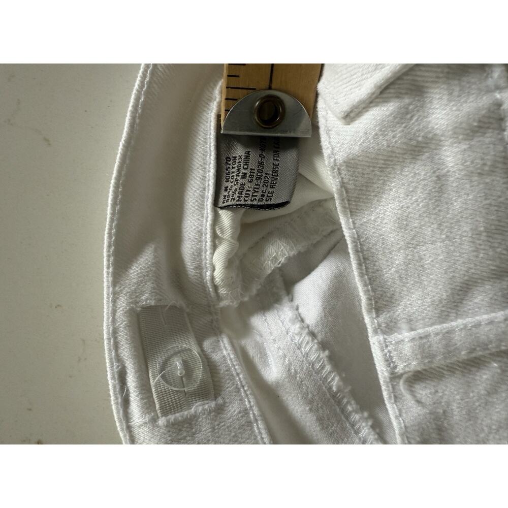 Tractr High Rise Weekender Pants Size 2/26 High Rise Cloud White Womens New - Picture 10 of 13